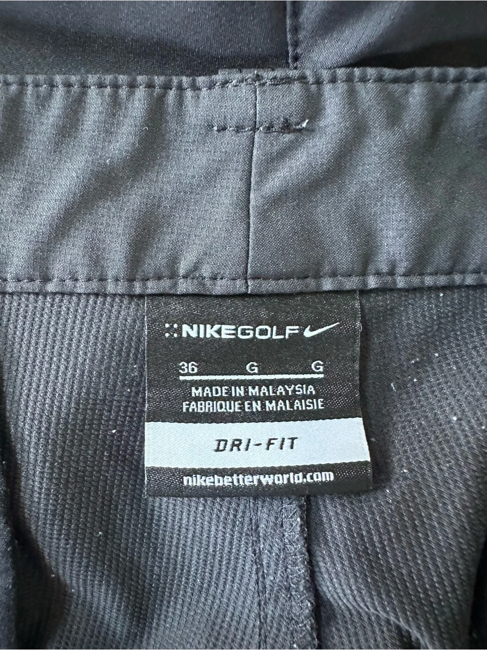 Nike Golf Men's Dri-Fit Black Shorts